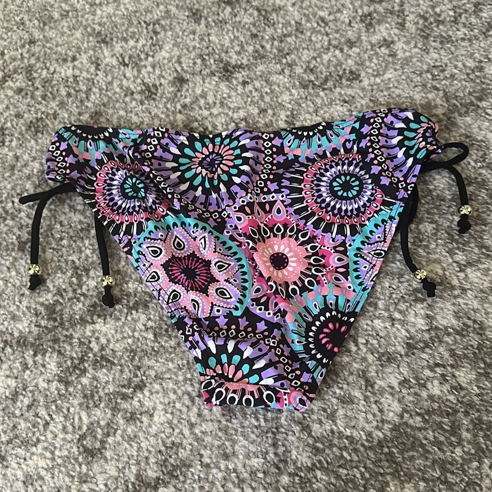 Side tie bikini bottoms pink size 4 - Picture 3 of 3